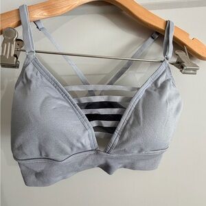 Victoria's Secret Light Gray Strappy Bralette